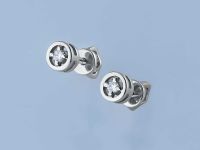 Пусеты из белого золота э4712пс05157700