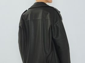 Куртка-косуха из искусственной кожи, Коричневый