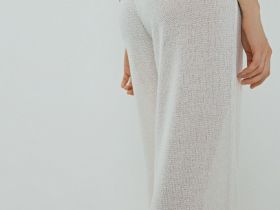 Широкие брюки, Белый