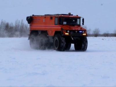 Вездеходы «Бурлак» поступили в региональное управление МЧС