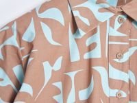 Рубашка с коротким рукавом из хлопка