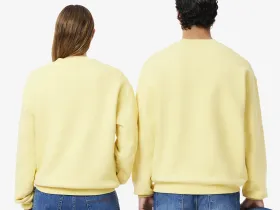 Флисовый свитшот Lacoste унисекс