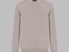 Джемпер-поло с шерстью