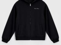 Худи на молнии свободного силуэта