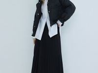 Утеплённая короткая куртка, Черный