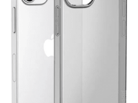 Чехол-накладка Hoco Light Series TPU для iPhone 15 Pro силиконовый (прозрачно-черный)