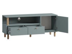 ТВ-тумба Дикинс 130x54 Серо-зеленый