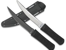 Нож с фиксированным клинком CRKT Hissatsu 2907, сталь 440A, рукоять пластик/резина