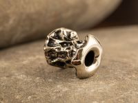 Бусина для темляка Огрызок, мельхиор