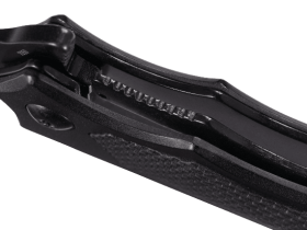 Складной нож CRKT 7050 Septimo, сталь 8Cr13MoV Black Oxide Finish Combo Edge, рукоять алюминий/резиновые вставки