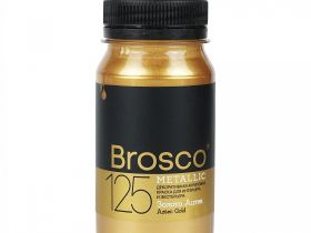 Краска декоративная Brosco 100 мл Золото Сусальное