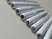 Набор маркеров акриловые Languo, 9 цветов, серые оттенки