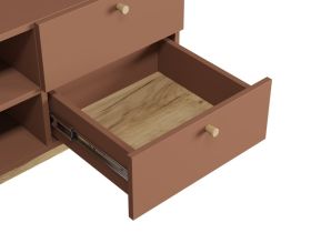 ТВ-тумба Имин 2-180x51 Терракотовый