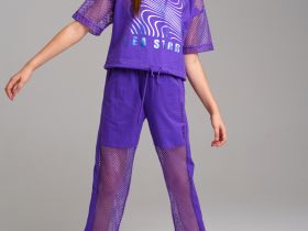 Фуфайка трикотажная для девочек (футболка)