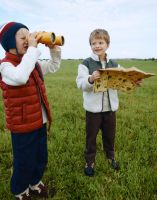 Куртка из шерпы с контрастными вставками для мальчика Глория Джинс