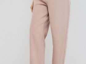 Джинсы Balloon с высокой посадкой, Розовый