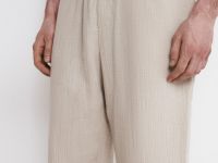 Брюки из муслина, Бежевый
