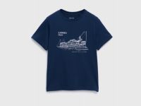 Футболка в морском стиле, Синий