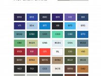 Набор маркеров Sketchmarker 48 Sea style - Морской стиль (48 маркеров в пластиковом кейсе)