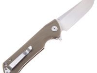 Складной нож Bestech Paladin 100 мм, сталь D2, рукоять G10, бежевый