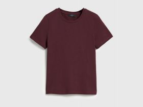 Базовая футболка из хлопка, Фиолетовый