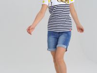 Футболка для девочки c принтом Hello Kitty