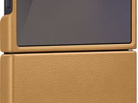 Клип-кейс Samsung Kindsuit Case Z Flip7 Песочно-коричневый