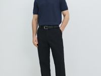 Поло из хлопка, Синий