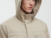 Ветровка из хлопка с капюшоном