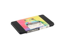 Набор карандашей акварельные Sketchmarker "Яркие цвета", 12 цветов, жестяной пенал