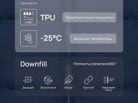 Утепленное пальто с капюшоном