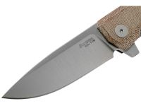 Складной нож LionSteel MT01 CVN, сталь M390, рукоять Natural canvas micarta