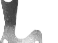 Держатель заднего переключателя "петух" Meta №106 фрезерованный (серебристый)