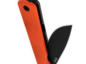 Складной нож SRM 135L-GJ, сталь 14C28N, рукоять G10, оранжевый/черный