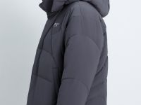 Пуховик с воротником-стойкой из коллаборации с man