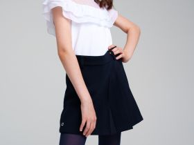 Фуфайка трикотажная для девочек (футболка)