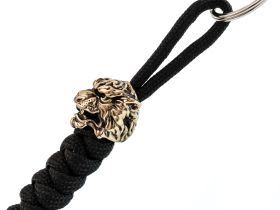 Темляк с бусиной из бронзы Тигр