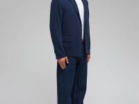 Однобортный пиджак с хлопком