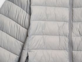 Утеплённая лёгкая куртка с воротником-стойкой, Бежевый