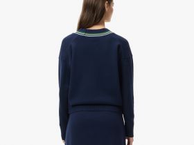 Женский вязаный кардиган Lacoste классического кроя