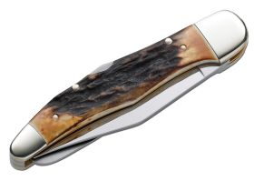 Складной нож Boker  Jagdmesser Duo, сталь 440C, рукоять рог/нейзильбер