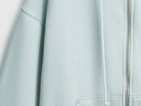 Толстовка на молнии с вышивкой, Зеленый