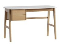 Письменный стол Бревор-3 120x60 Белый/Дуб Барбера