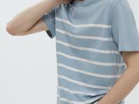 Футболка из хлопка в полоску