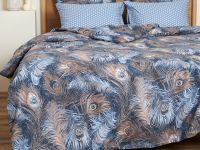Постельное белье Pavone, синее