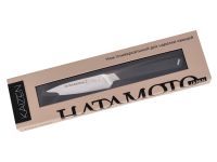 Кухонный нож для чистки овощей и фруктов Hatamoto Kaizen HVT-020, 9.7 см, сталь AUS-8, рукоять ABS-пластик, черный
