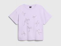 Футболка с пайетками для девочек, Фиолетовый