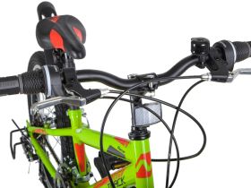 Детский велосипед Novatrack Racer 20 12sp, год 2020, цвет Зеленый