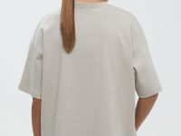 Оверсайз футболка из трикотажного интерлока