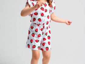 Комбинезон детский трикотажный для девочек